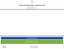 Tablet Screenshot of hibachigrillonline.com